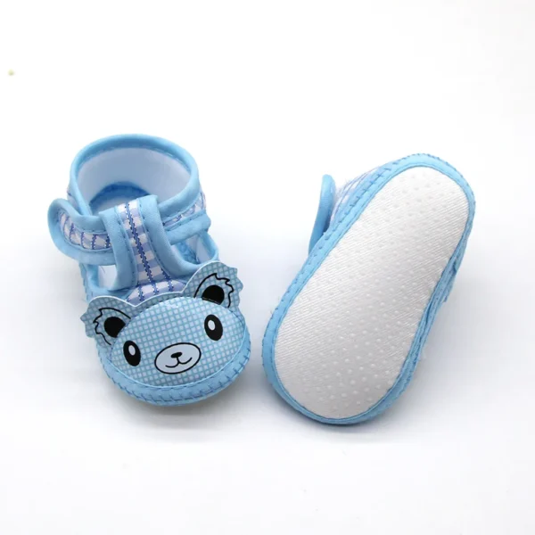Lovely Newborn Baby Boys Girls Cartoon Little Bear Prewalker Soft Sole Single Shoes First Walkers Children's Footwear Zapatos - Image 6