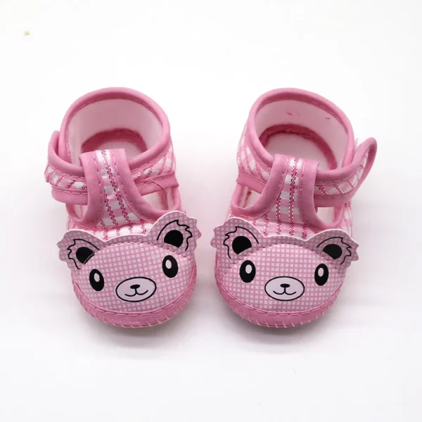 Lovely Newborn Baby Boys Girls Cartoon Little Bear Prewalker Soft Sole Single Shoes First Walkers Children's Footwear Zapatos - Image 3