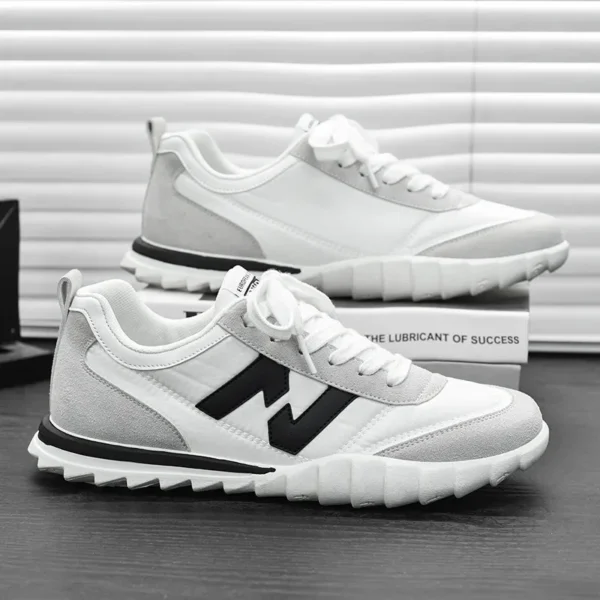 2024 Summer New Men's Shoes Sport Breathable Casual Shoes Comfortable Low Top Canva Trendy Shoes Versatile Men's Shoes - Image 4