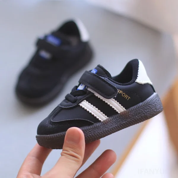 0-4Y Baby Shoes Spring New Boys' Casual Anti-slip Soft Soled Children's Skateboard Shoe Breathable Boys Girls Baby Sports Shoes - Image 3