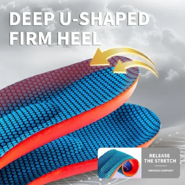 Sport Orthopedic Insoles for Feet Men Women EVA Breathable Shock Absorption Shoes Insole for Running Basketball Sport Care Pads - Image 4