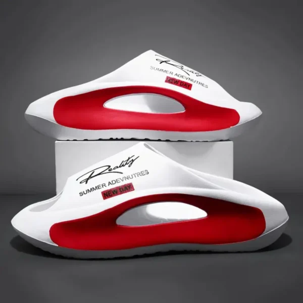 Men's and women's slippers Fashion non-slip couple slippers EVA 2 color 36-45 - Image 2
