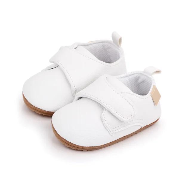 Newborn Baby Shoes Baby Boy Girl Shoes Classic Leather Rubber Sole Anti-slip Toddler First Walkers Infant Girl Shoes Moccasins - Image 2