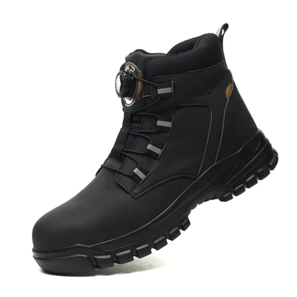 Waterproof Safety Boots Men Indestructible Steel Toe Work Boots Anti-smash Stab-resistant Safety Shoes Biker Botas Para Hombre - Image 5