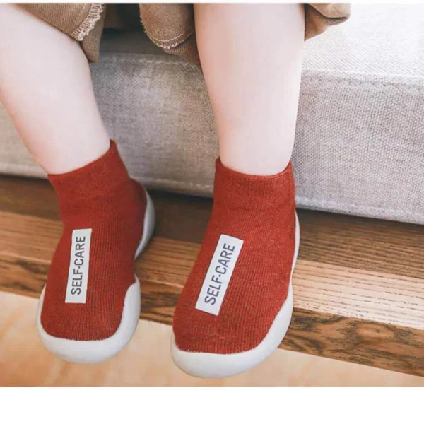 Baby Boys Girls Toddlers Moccasins Non-Skid Indoor Kids Floor Slipper Children Animal Breathable Cotton Knitted Shoes Ideal Gift - Image 2