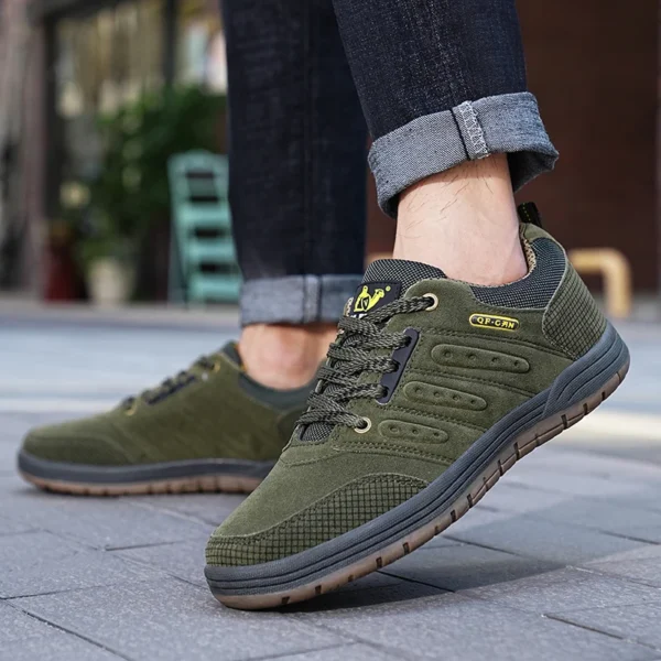 New Arrival Classics Style Men Hiking Shoes Lace Up Men Sport Shoes Wear-resistant Outdoor Jogging Trekking Sneakers Camping - Image 4