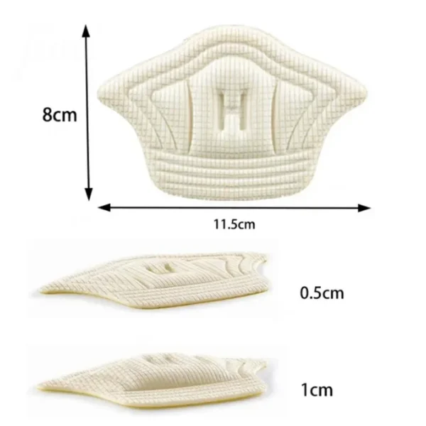 5Pairs Insoles For Shoes Patch Heel Pads For Sport Shoes Adjustable Size Feet Pad Insole Heel Protector Back Sticker Shoe Pad - Image 6