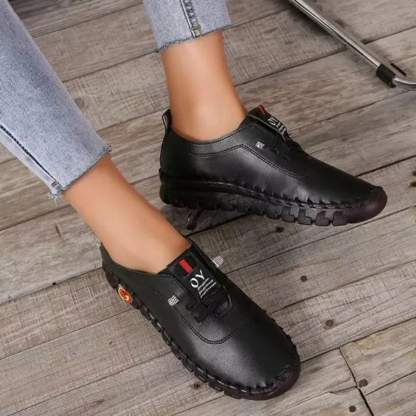 2023 Women's Flat Shoes New Orthopedic Loafers Woman Moccasins Stitched Slip On Ballet Flats For Women Nurse Shoes Medical - Image 5