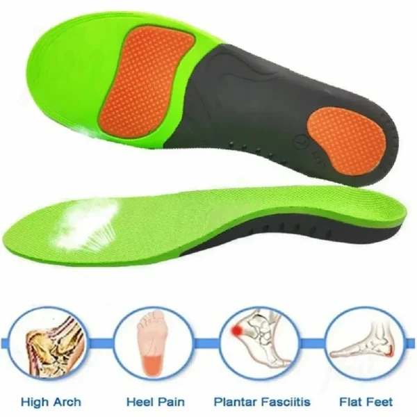 EVA Orthopedic Shoes Sole Insoles for Feet Arch Foot Pad X/O Type Leg Flat Foot Elastic Shock Absorption Comfortable Insoles - Image 6