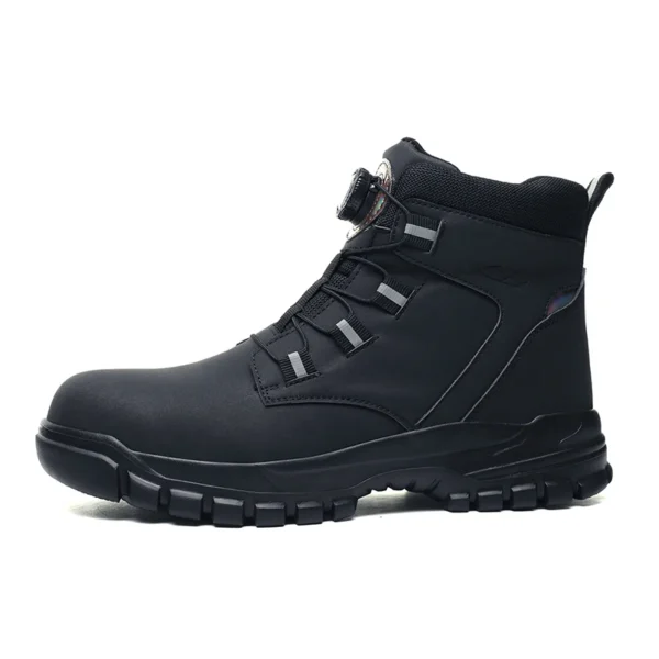 Waterproof Safety Boots Men Indestructible Steel Toe Work Boots Anti-smash Stab-resistant Safety Shoes Biker Botas Para Hombre - Image 2