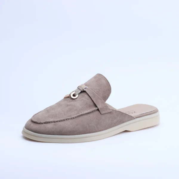 2025 Slip On Slippers Flat Shoes No Logo-Luxury Designer Tassel Suede Leather Loafers for Women Work Walking Shoes High Quality