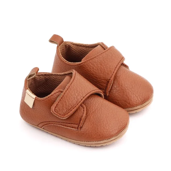 Newborn Baby Shoes Baby Boy Girl Shoes Classic Leather Rubber Sole Anti-slip Toddler First Walkers Infant Girl Shoes Moccasins - Image 4