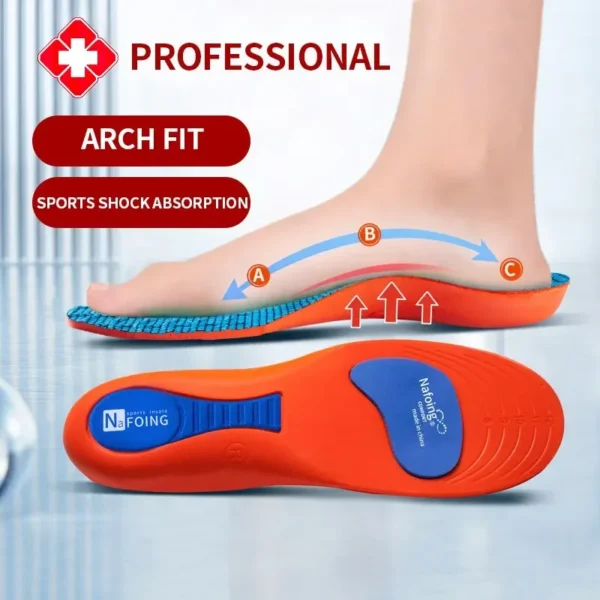 Sport Orthopedic Insoles for Feet Men Women EVA Breathable Shock Absorption Shoes Insole for Running Basketball Sport Care Pads - Image 6