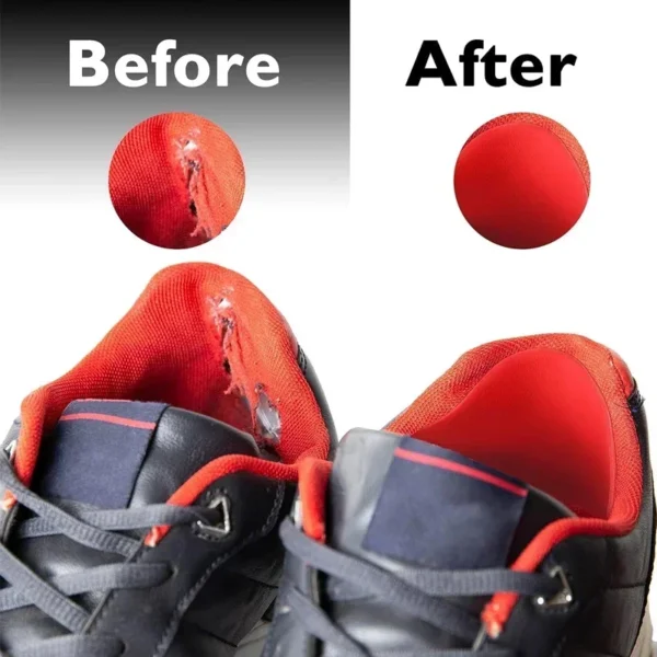 6pcs Sports Shoes Repair Stickers Suede Heel Protector Anti-Wear Repair Holes Self-adhesive Patches Insoles Pad Foot Care Insert - Image 2