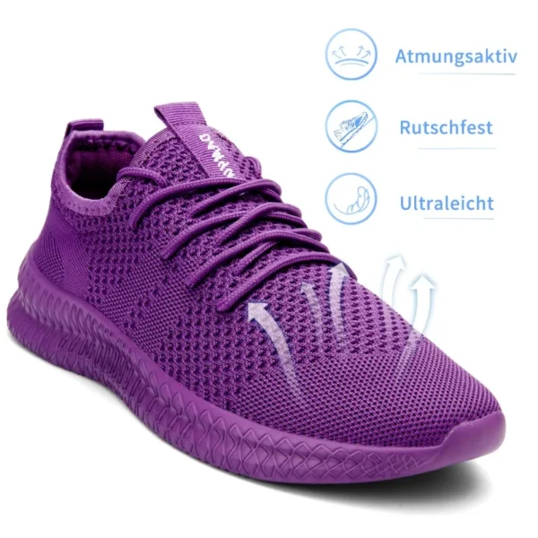 Women Casual Shoes Fashion Breathable Comfortable Walking Mesh Flat Vulcanize Shoe Size 42 Sneakers Tenis Zapatillas de Hombre - Image 2