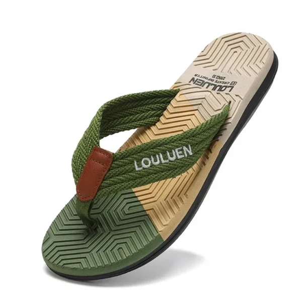 Men Flip Flops Slides 2023 Trend Summer Anti-skid Man Slippers Outdoor Light Casual Beach Male Sandals Household Slides for Men - Image 3