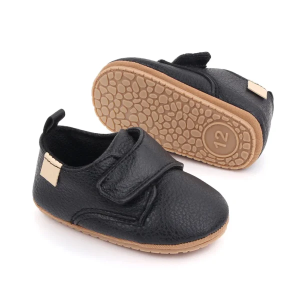 Newborn Baby Shoes Baby Boy Girl Shoes Classic Leather Rubber Sole Anti-slip Toddler First Walkers Infant Girl Shoes Moccasins - Image 6