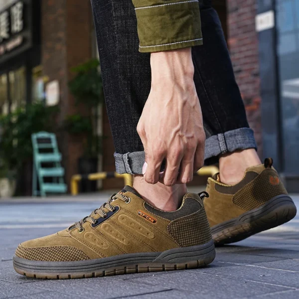 New Arrival Classics Style Men Hiking Shoes Lace Up Men Sport Shoes Wear-resistant Outdoor Jogging Trekking Sneakers Camping - Image 3