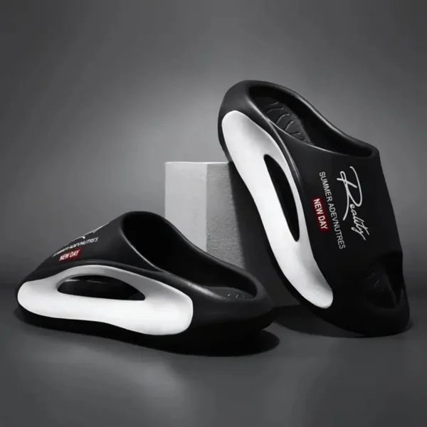 Men's and women's slippers Fashion non-slip couple slippers EVA 2 color 36-45 - Image 3