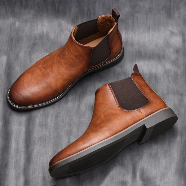 40~46 Men Chelsea Boots Brand Retro Comfortable Fashion Men Boots - Image 4