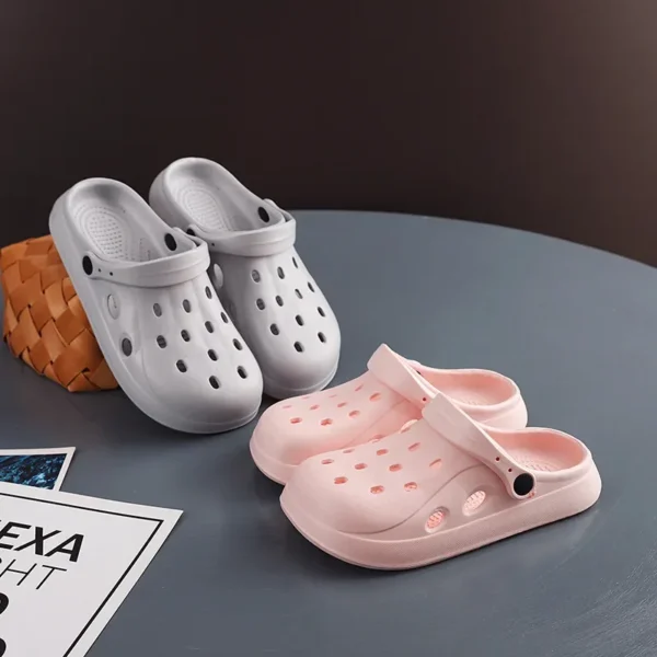 Mens Summer Beach Sandals Unisex Casual Garden Clogs Outdoor Wide Toe Cross Sandals for Ladies Non Slip House Shower Slippers - Image 3