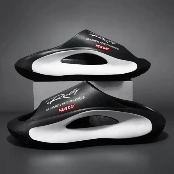 Men's and women's slippers Fashion non-slip couple slippers EVA 2 color 36-45 - Image 4