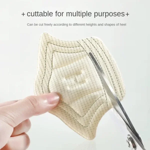 6Pcs Heel Insoles for Feet Patch Heel Pads for Sports Shoes Adjustable Size Non-slip Shoe Pad Heel Protector Back Sticker - Image 3