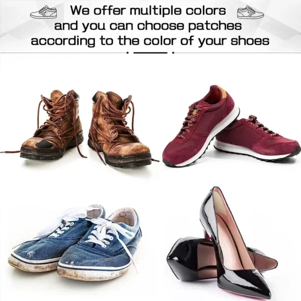 6pcs Sports Shoes Repair Stickers Suede Heel Protector Anti-Wear Repair Holes Self-adhesive Patches Insoles Pad Foot Care Insert - Image 6