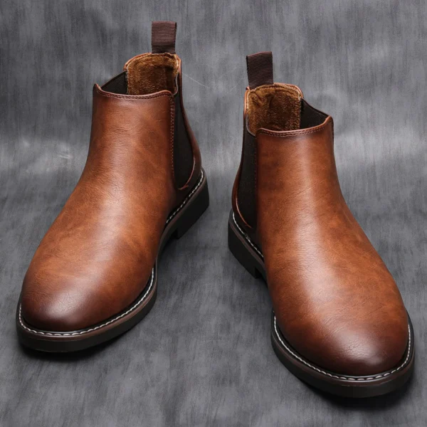 40~46 Men Chelsea Boots Brand Retro Comfortable Fashion Men Boots - Image 2