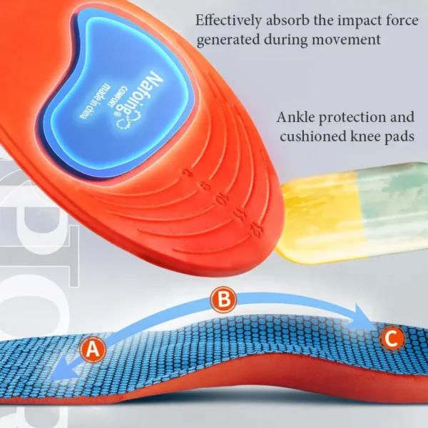Orthotic Insole Arch Support Flatfoot Running Insoles for Shoes Sole Orthopedic Insoles For Feet Ease Pressure - Image 4
