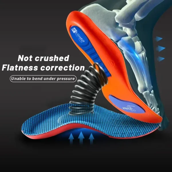 Sport Orthopedic Insoles for Feet Men Women EVA Breathable Shock Absorption Shoes Insole for Running Basketball Sport Care Pads - Image 5
