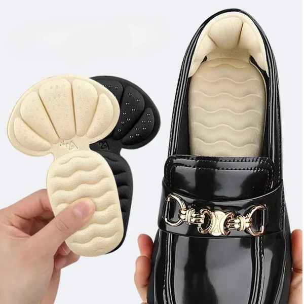 1/2pairs Wave Heel Stickers Half Insoles Sports Shoe High Heels Back Sticker Abrasion-resistant Pain Relief Protector Insoles - Image 4