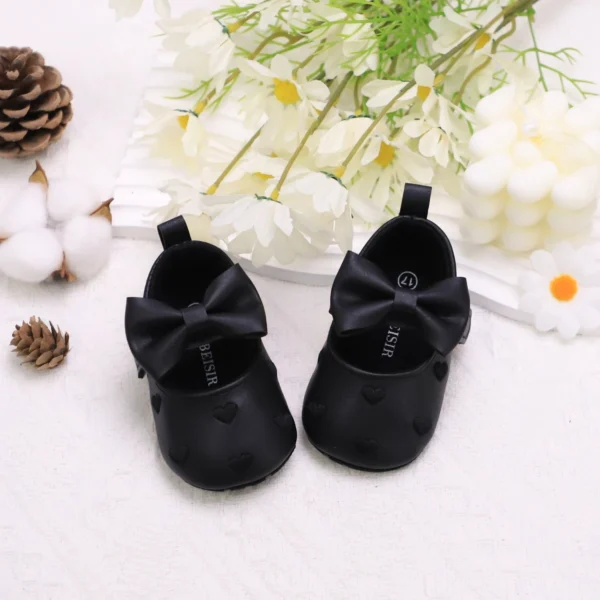 Baby girl toddler shoes baby embroidery love style baby's first pair of step shoes breathable non-slip fashion - Image 4