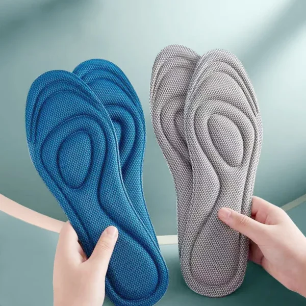 4pcs Memory Foam Orthopedic Insoles for Shoes Men Women Nano Antibacterial Deodorization Insole Sweat Absorption Running Cushion - Image 4