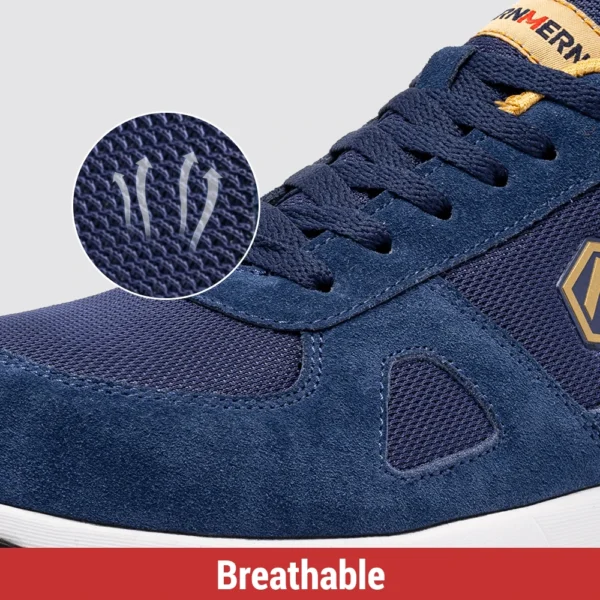 LARNMERN Men Steel Toe Shoes Antistatic Safety Shoes Women Composite Breathable Slip On Work Sneakers Industries Protection - Image 5