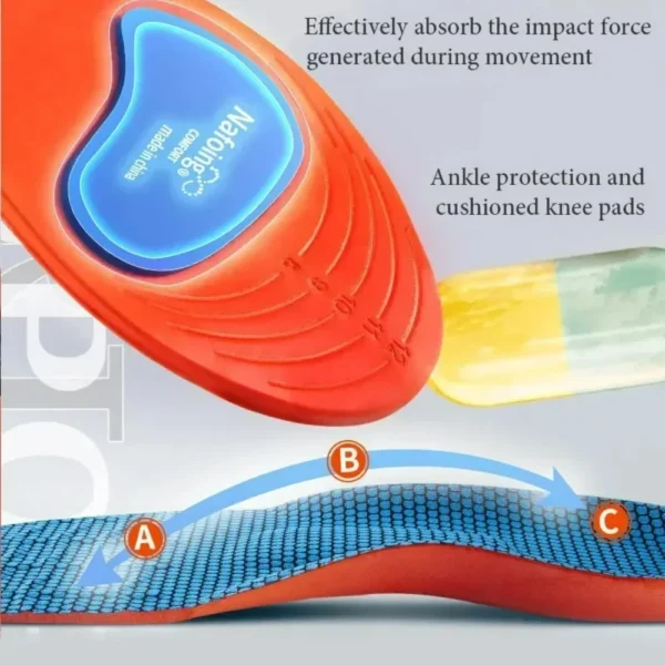 Sport Insoles for Shoes Sole Orthopedic Insoles Shock Absorption Deodorant Breathable Cushion Running Insoles for Feet Man Women - Image 6
