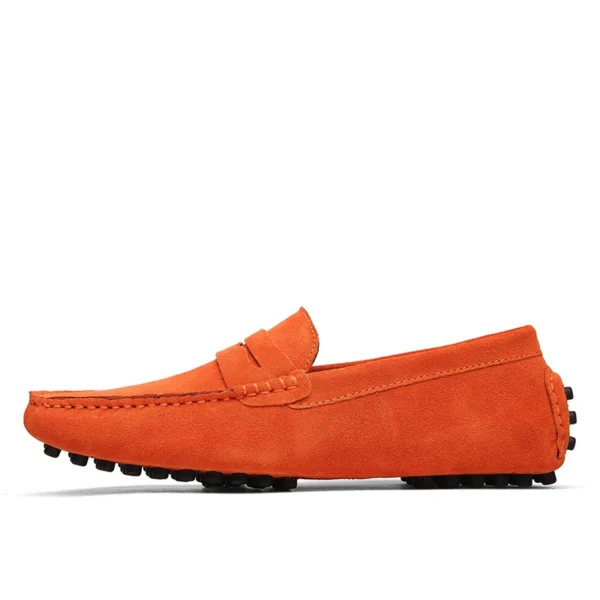 38-50 Shoes Men Casual Shoes Fashion Men Shoes Genuine Leather Men Loafers Moccasins Slip on Men Flats Male Driving Shoes - Image 2