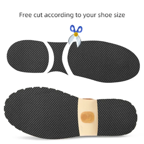 No-adhesive Anti-slip Sole Stickers Mute Cushion Insoles Repair Outsole Insoles Men Women Shoes Wearable Pads Shoe Accessories - Image 3