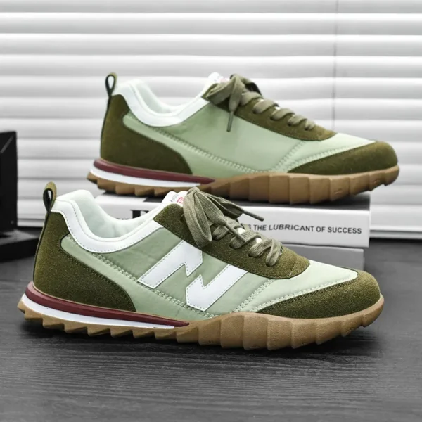 2024 Summer New Men's Shoes Sport Breathable Casual Shoes Comfortable Low Top Canva Trendy Shoes Versatile Men's Shoes - Image 3
