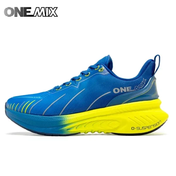 ONEMIX New Cushioning Running Shoes For Men Suitable Heavy Runners Lace Up Sports Women Non-slip Outdoor Athletic Male Sneakers - Image 3