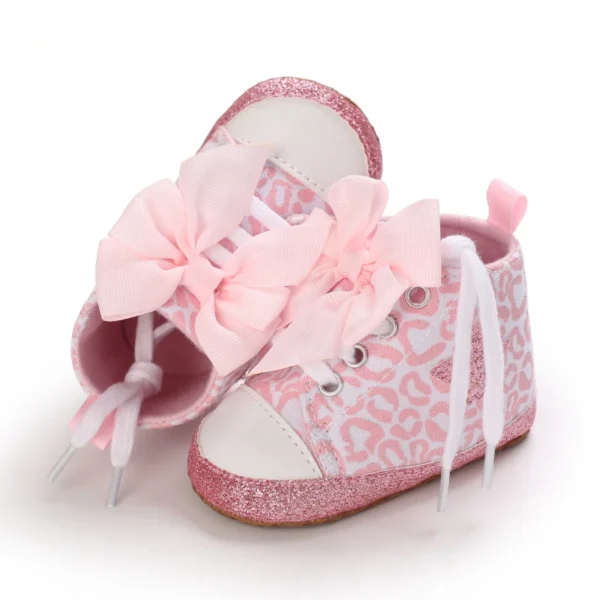 Spring and Autumn Women's Baby Casual Sports Shoes Soft Sole Anti slip Indoor and Outdoor Walking Shoes First Step Walking Shoes - Image 3