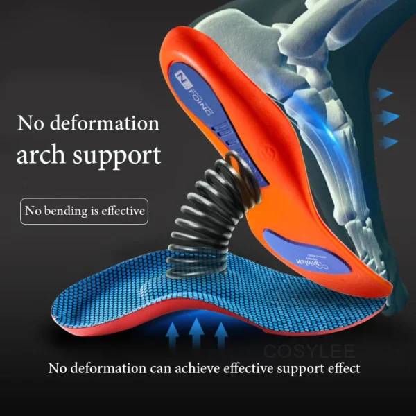 Orthotic Insole Arch Support Flatfoot Running Insoles for Shoes Sole Orthopedic Insoles For Feet Ease Pressure - Image 2