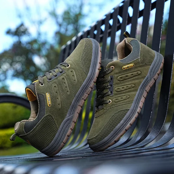 New Arrival Classics Style Men Hiking Shoes Lace Up Men Sport Shoes Wear-resistant Outdoor Jogging Trekking Sneakers Camping - Image 5