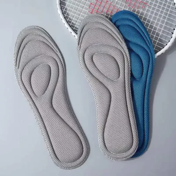4pcs Memory Foam Orthopedic Insoles for Shoes Men Women Nano Antibacterial Deodorization Insole Sweat Absorption Running Cushion - Image 6