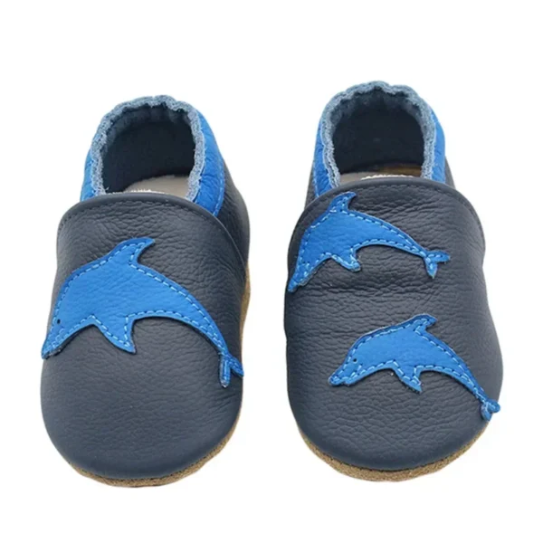 Baby Shoes Soft Cow Leather Bebe Newborn Booties for Babies Boys Girls Infant Toddler Moccasins Slippers First Walkers - Image 6