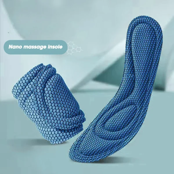 4pcs Memory Foam Orthopedic Insoles for Shoes Men Women Nano Antibacterial Deodorization Insole Sweat Absorption Running Cushion - Image 5