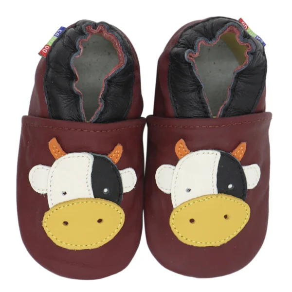 005 Soft Leather Shoes Baby Boy Girl Infant Shoe Slippers 0-6 months to 7-8 years First Walkers Leather Skid-Proof Kids Shoes - Image 2