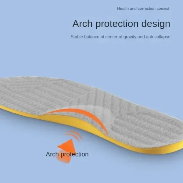 Orthotic Insoles For Flat Feet Arch Support Orthopedic Shoes Sole PU Insoles For Feet Men Women O/X Leg Corrected Care Pad - Image 6