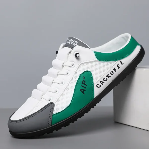 Men's Fashion Soft-soled Half Slippers Summer Men Trendy Bottom Casual Shoes Soft Sole Support Shoes Sneakers Zapatos De Hombre - Image 5