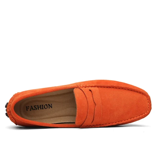 38-50 Shoes Men Casual Shoes Fashion Men Shoes Genuine Leather Men Loafers Moccasins Slip on Men Flats Male Driving Shoes - Image 3